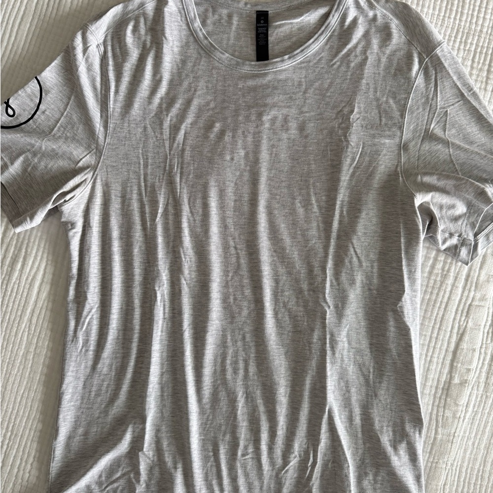 Lululemon Heather Gray Crew Neck Men's T-Shirt